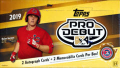 2019 Topps Pro Debut MLB Baseball Hobby Box